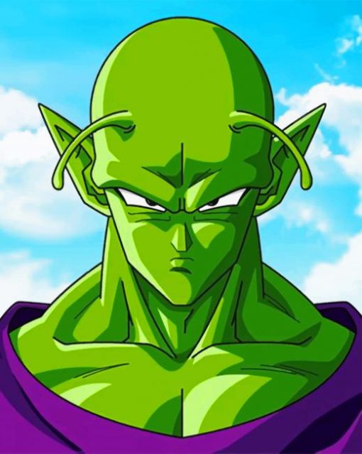Piccolo Dragon Ball Paint by numbers