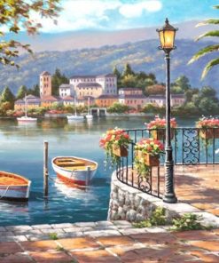 Secilia Mediterranean Landscape Paint by numbers