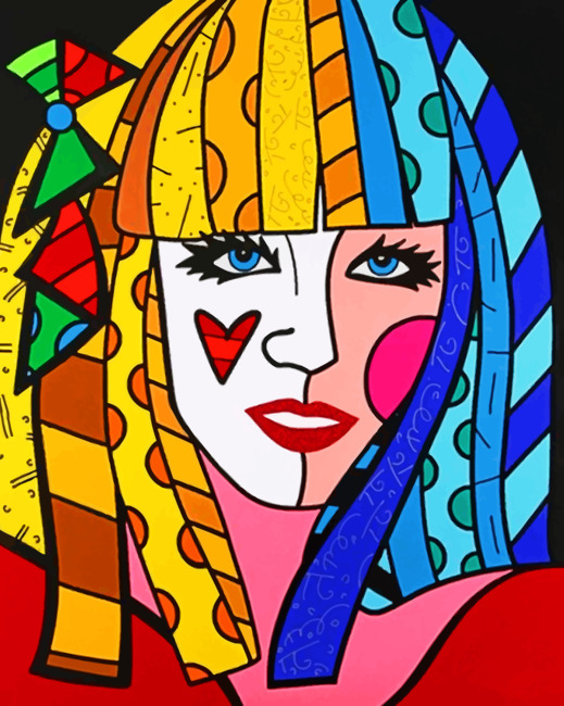 Romero Britto - Paint By Number - Paint by numbers UK