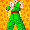 Tien Shinhan Dragon Ball Paint by numbers