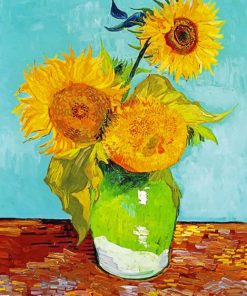 Vincent Van Gogh Three Sunflowers Paint by numbers
