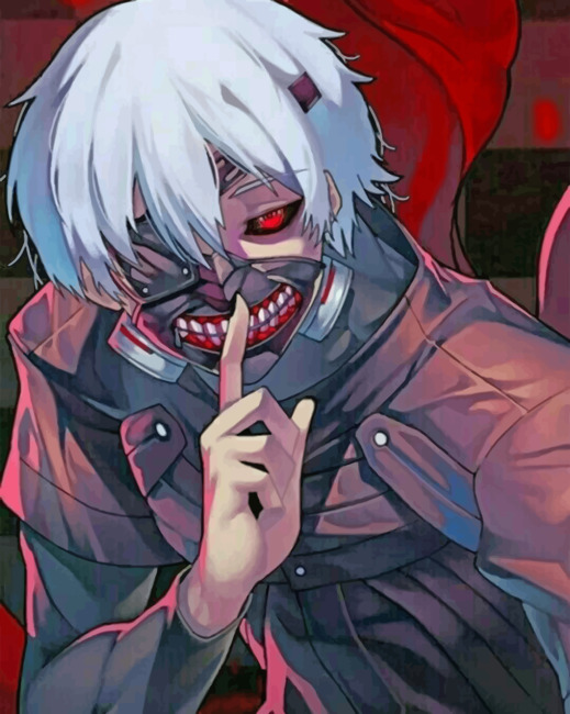 Aesthetic Kaneki Paint by numbers