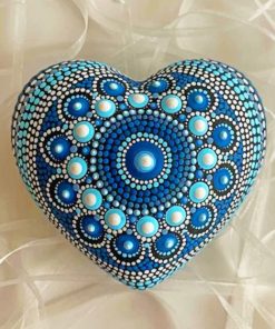 Aesthetic Mandala Heart Paint by numbers
