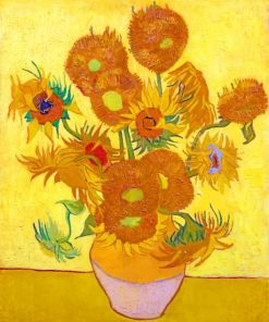 Aesthetic Van Gogh Sunflowers Paint by numbers