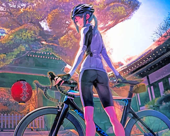 Anime Bicycle Art | Bike illustration, Bicycle art, Bike drawing