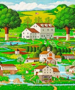 Charles Wysocki Country Garden Paint by numbers