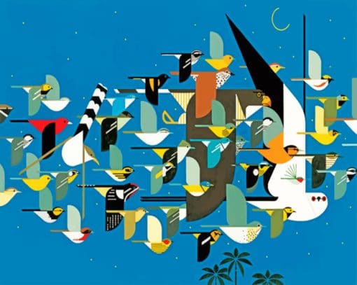 Charley Harper Art Paint by numbers