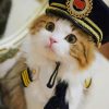 Cute Police Cat Paint by numbers