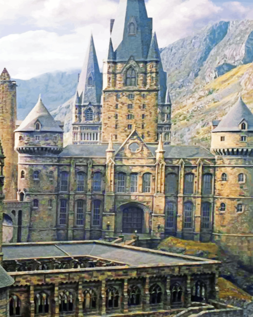 Harry Potter Hogwarts Paint By Numbers - Painting By Numbers