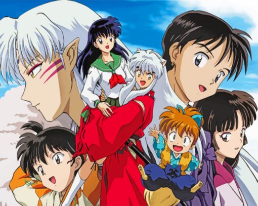 Inuyasha Anime Characters Paint by numbers