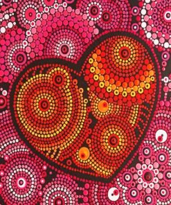 Mandala Heart paint by numbers