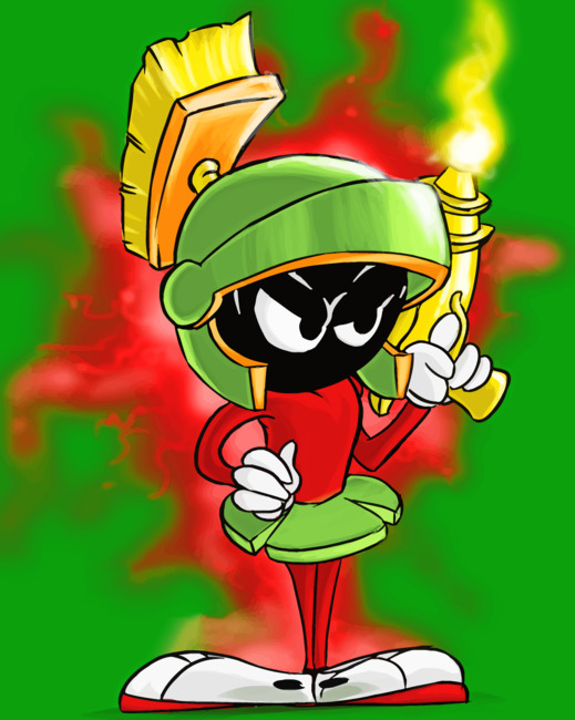 Marvin The Martian - Paint By Number - Paint by numbers UK