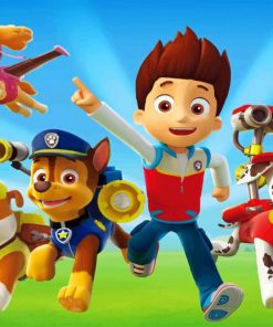 Paw Patrol Animation Paint by numbers