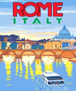 Rome Italy paint by numbers