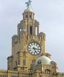 Royal Liver Building Paint by numbers