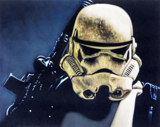 Aesthetic Stormtrooper Star Wars Paint by numbers