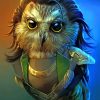 Stylish Owl Paint by numbers