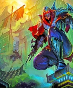 Zed League Of Legends Paint by numbers