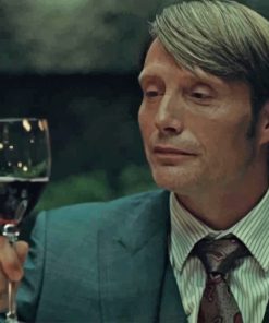 Mads Mikkelsen paint by numbers