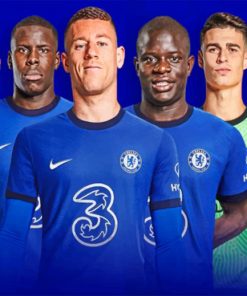 Chelsea Players paint by numbers