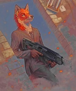 Gangster Fox Piant by numbers