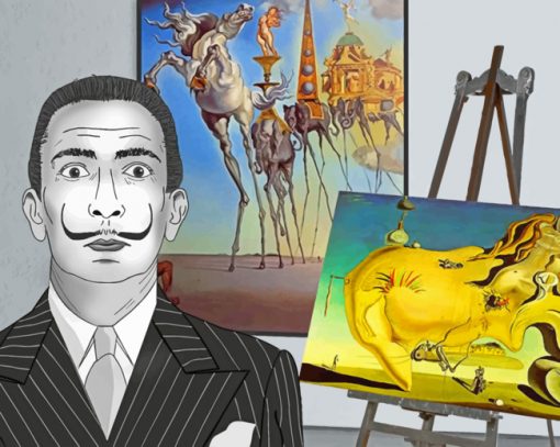 Dali Salvador paint by numbers