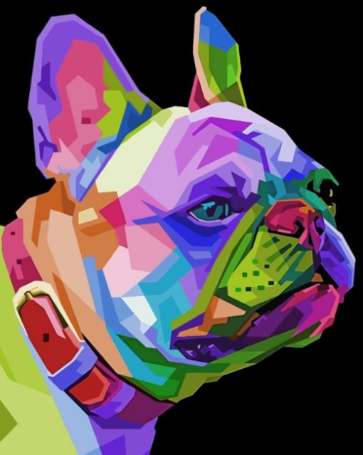 French Bulldog - Paint By Number - Paint by numbers UK