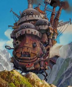 Howls Moving Castle Studio Ghibli Paint by numbers