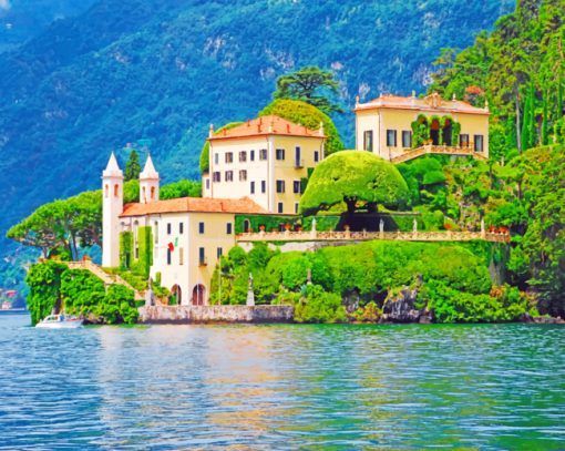 lake Como Italy Paint by numbers