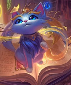 League Of Legend Yuumi Magic Cat paint by numbers