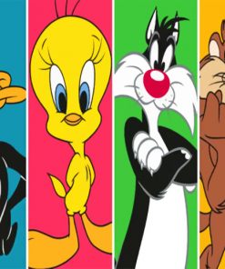 Looney Tunes Characters Paint by numbers