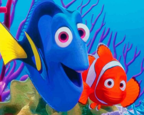 Finding Nemo Color By Number