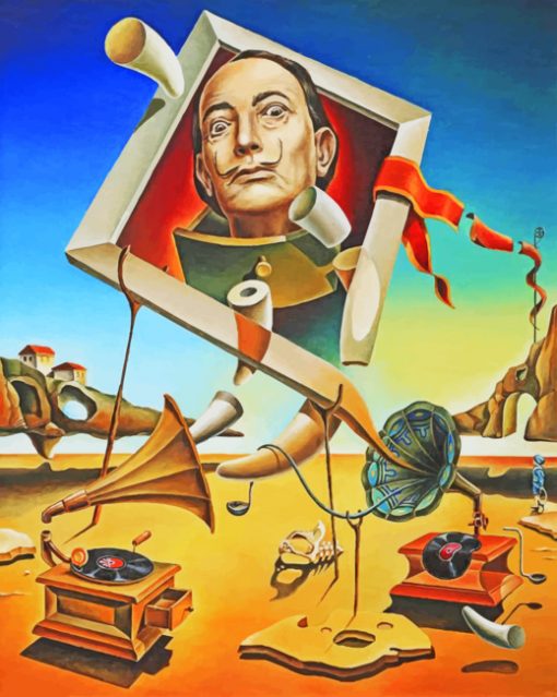 Salvador Dali paint by numbers
