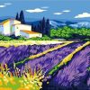 Lavender Field paint by numbers