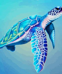 Sea-turtle-paint-by-number