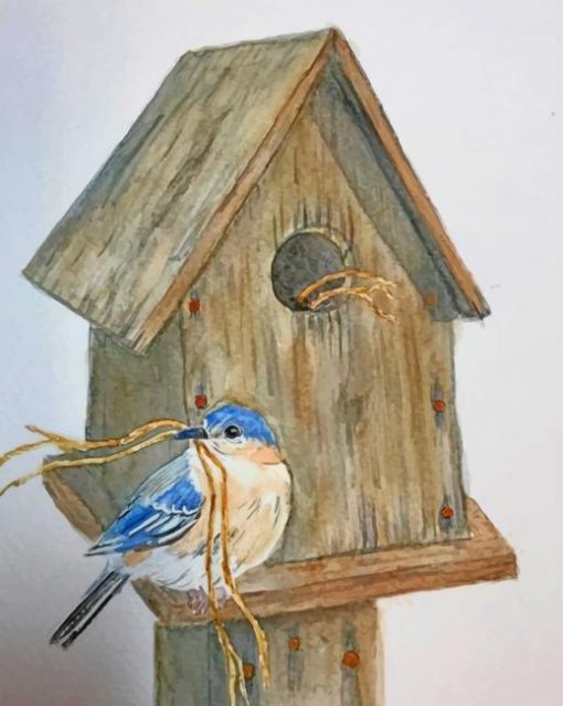 aesthetic-bird-house-paint-by-number