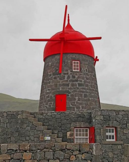 Azores Buildings Windmill