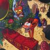 crash-bandicoot-enjoying-his-time-paint-by-number