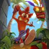 Crash Bandicoot Game paint by numbers