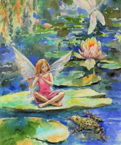 flower-fairies-lotus-fairy-paint-by-numbers