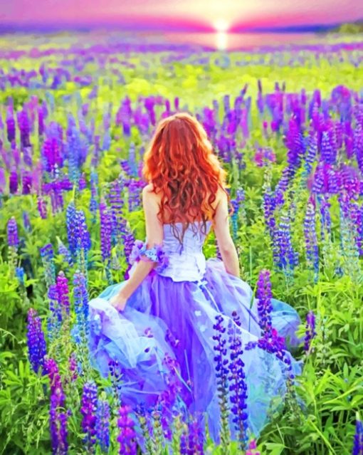 girl-in-lavender-fields-paint-by-numbers