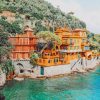 portofino-harbour-castle-italy-paint-by-numbers
