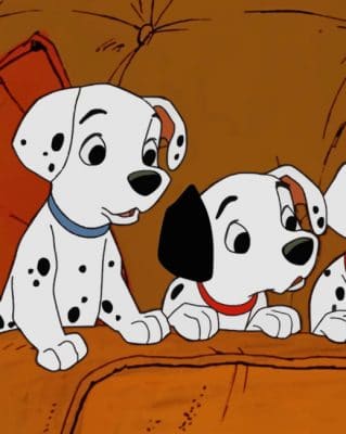 One Hundred and One Dalmatians Paint by numbers