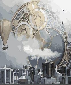 Steampunk City paint by numbers