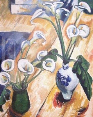 Arum Lilies Vases paint by numbers