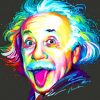 Colorful-albert-einstein-paint-by-numbers