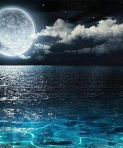 Full Moon On Sea Paint by numbers