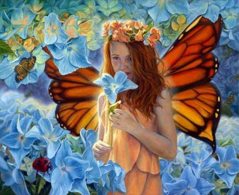 Butterfly Fairy Paint by numbers