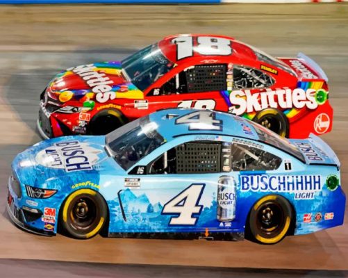 Nascar Cup Bristol Auto Racing Paint by numbers
