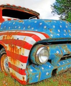 Vintage Old Truck Paint by numbers